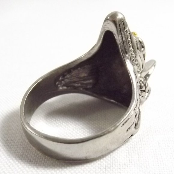 Anubis Stainless Steel Ring Vintage Egyptian Anubis Death God Egypt Mythology - Picture 4 of 10